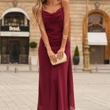 VESTIDO 'FONTELINA' BORDÓ