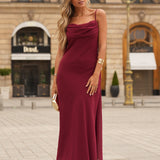 VESTIDO 'FONTELINA' BORDÓ