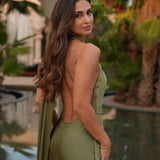 VESTIDO 'VERONA' SUAVE OLIVA