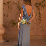 VESTITO 'AGADIR' BLU POLVERE