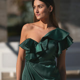 'CELLY' KLEID GRÜN GARRAFA