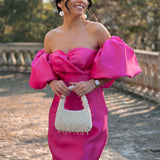 'ANITA' FUCHSIA DRESS