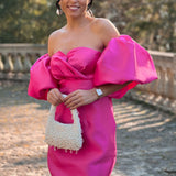 'ANITA' FUCHSIA DRESS