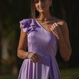 'SALOMÉ' LILAC DRESS