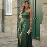 'SALOMÉ' OLIVE GREEN DRESS