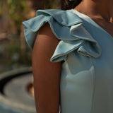'SALOMÉ' DRESS SAGE BLUE