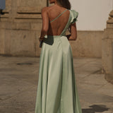 'SALOMÉ' DRESS SAGE GREEN