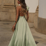 VESTIDO 'SALOMÉ' SAGE GREEN