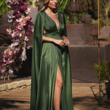 ROBE 'LETÍCIA' VERT OLIVE