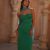 VESTIDO 'MARLA' VERDE ESMERALDA