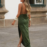 KLEID 'LOVE LETTER' OLIVGRÜN