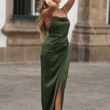 KLEID 'LOVE LETTER' OLIVGRÜN