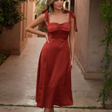 VESTIDO 'EVE' TIJOLO