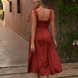 VESTIDO 'EVE' TIJOLO