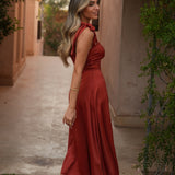 VESTIDO 'EVE' TIJOLO