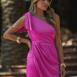 'BRYANA' FUCHSIA DRESS