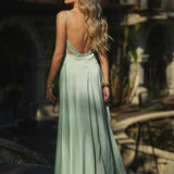 VESTIDO 'LOAN' VERT SAGE