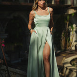 VESTIDO 'LOAN' VERT SAGE