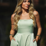 VESTIDO 'LOAN' VERT SAGE