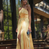 ROBE 'AMORATA' JAUNE