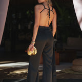 '-ETAM' BLACK JUMPSUIT'