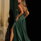 ROBE 'POLLY' VERT GARRAFA