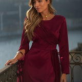 VESTIDO 'NICE' BURGUNDY