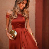 VESTIDO 'JOLIE' TIJOLO