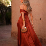VESTIDO 'JOLIE' TIJOLO