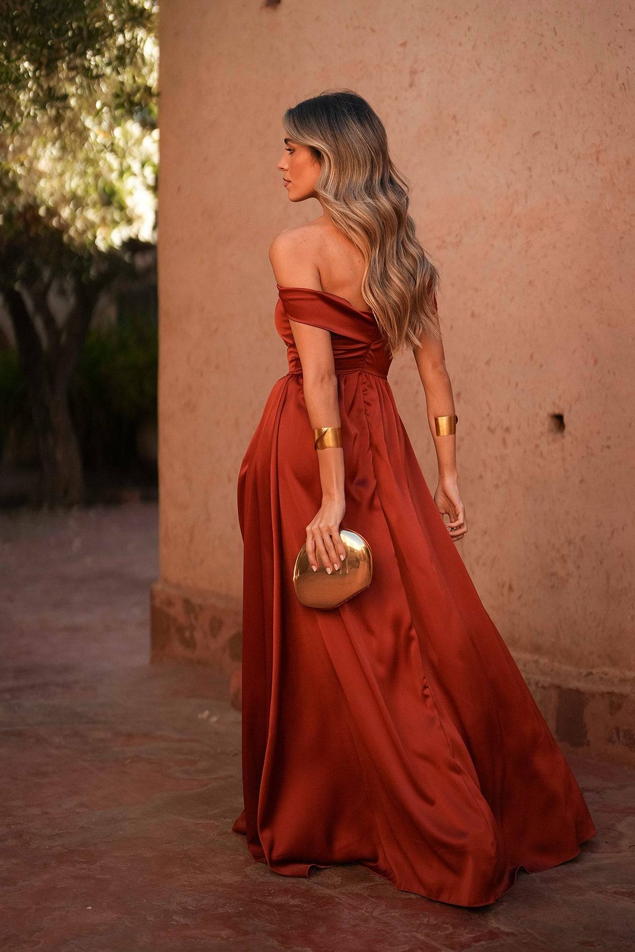 VESTIDO 'JOLIE' TIJOLO