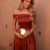 VESTIDO 'JOLIE' TIJOLO