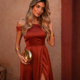 VESTIDO 'JOLIE' TIJOLO