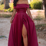 'JOLIE' BURGUNDY DRESS