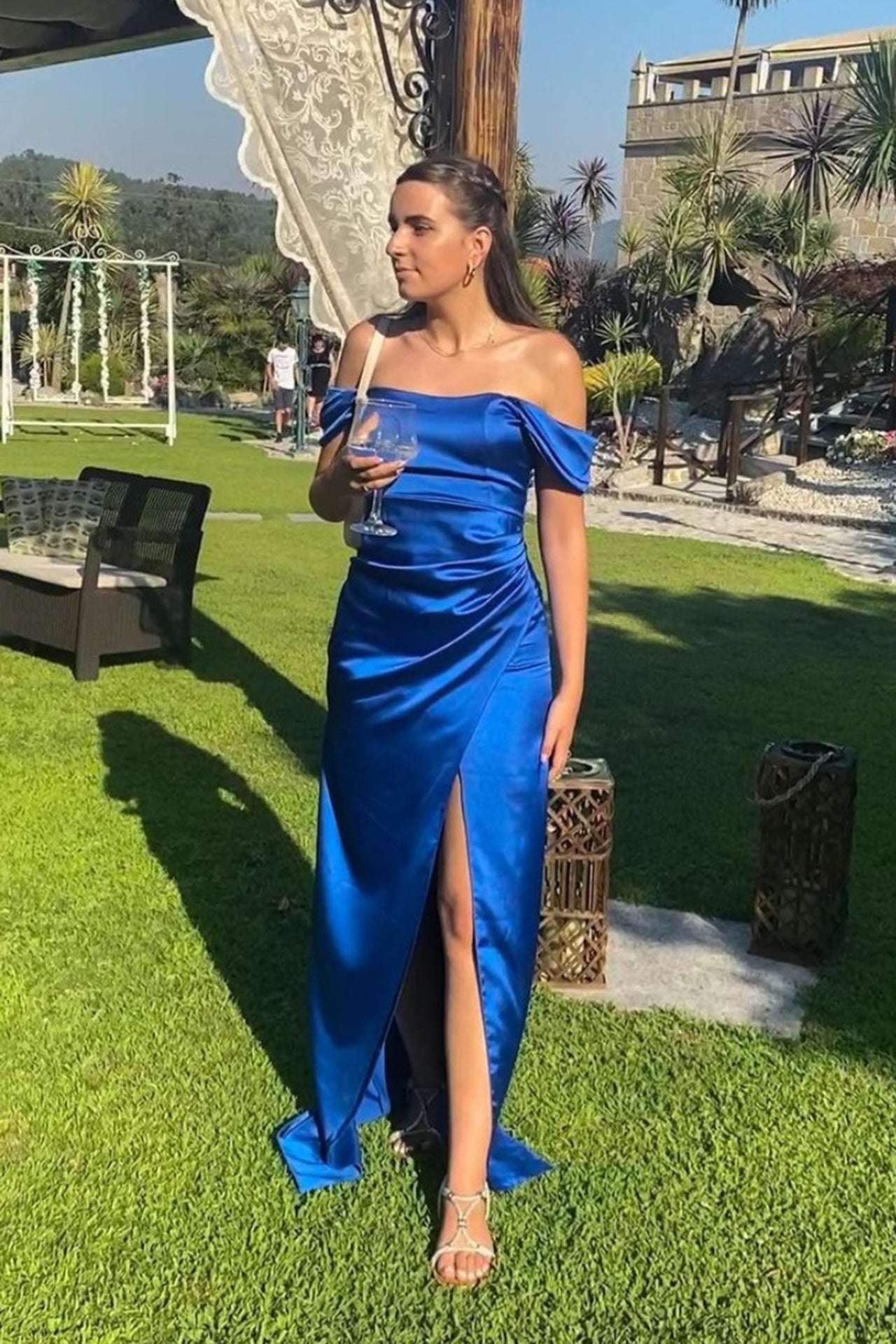 VESTIDO 'VITORIA' AZULÃO