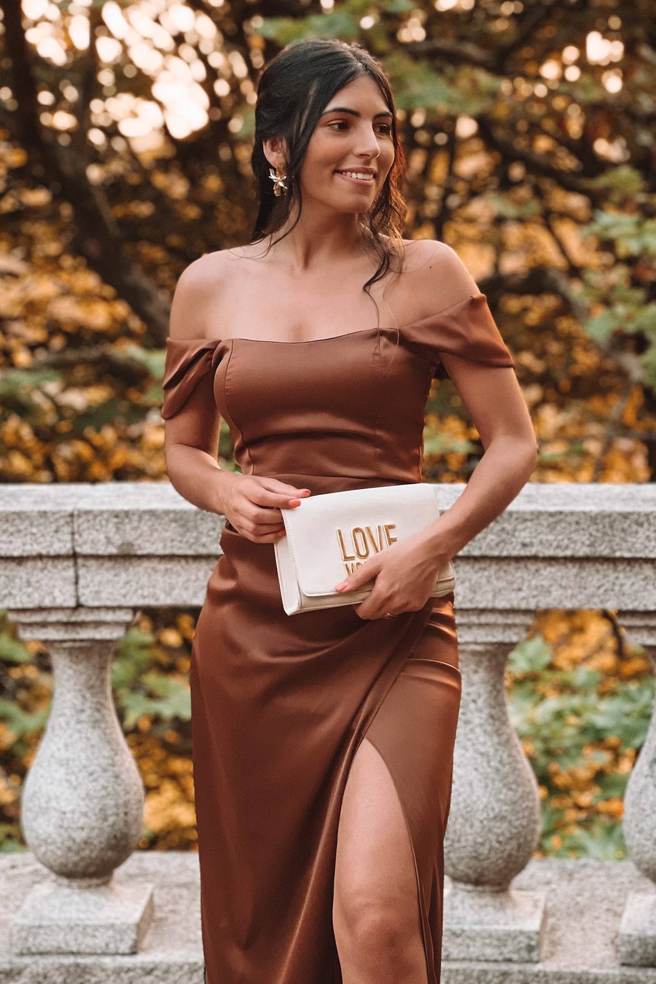 VESTIDO 'VITORIA' CASTANHO