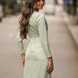 VESTIDO 'MADELEINE' SAGE GREEN