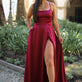 VESTIDO 'SAMANTHA' BORDÔ