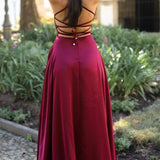 VESTIDO 'SAMANTHA' BORDÔ