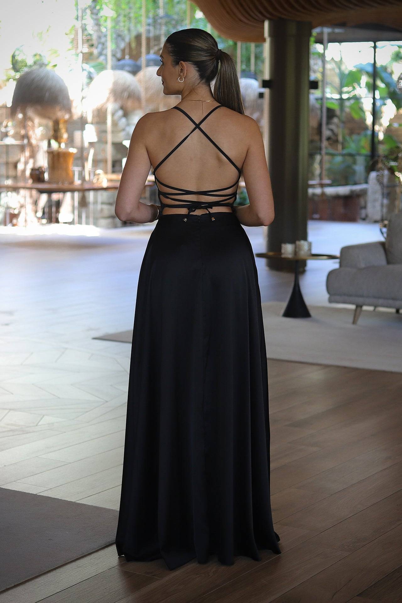 VESTIDO 'SAMANTHA' PRETO