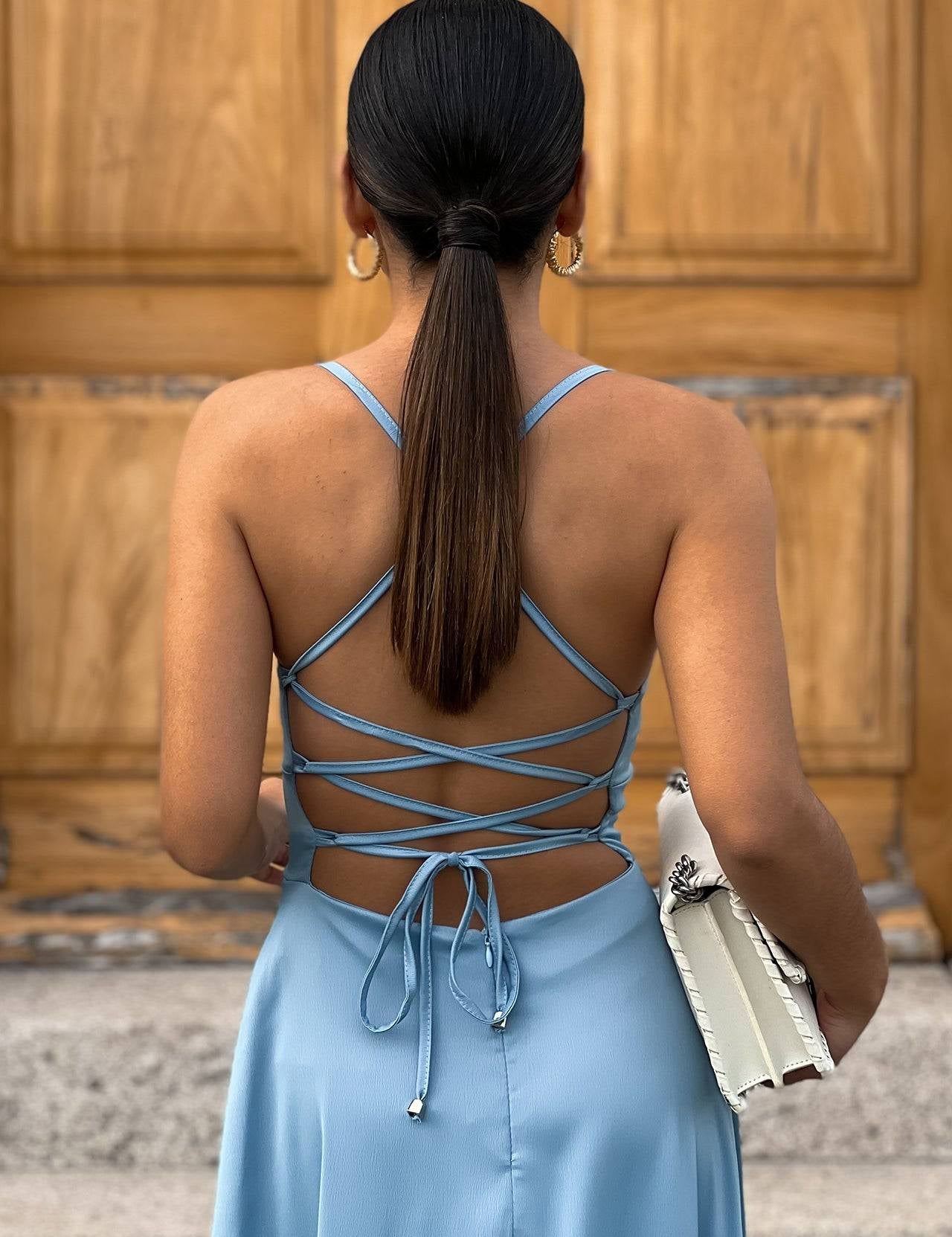 VESTIDO 'SAMANTHA' AZUL SERENITY