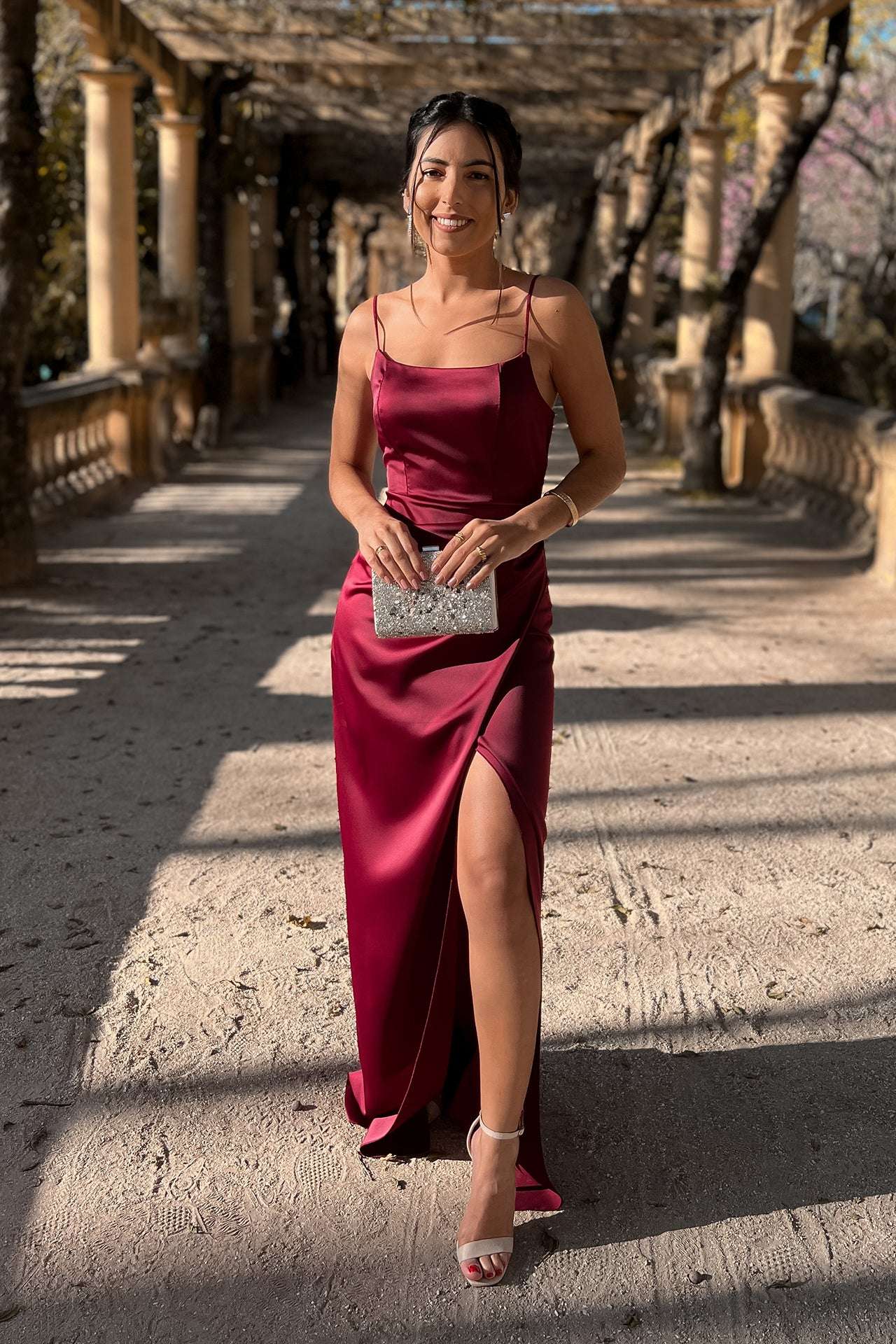VESTIDO 'MADISON' BURGUNDY