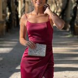 VESTIDO 'MADISON' BURGUNDY