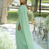 'GABRIELLE' DRESS SAGE GREEN