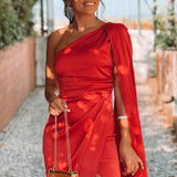 ROBE 'GABRIELLE' ROUGE