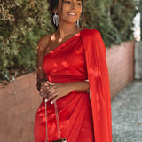 ROBE 'GABRIELLE' ROUGE