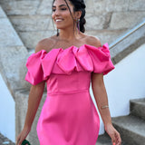 VESTIDO 'ZAHARA' FUCSIA
