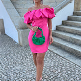 VESTIDO 'ZAHARA' FUCSIA