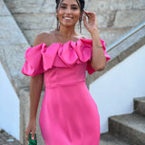VESTIDO 'ZAHARA' FUCSIA
