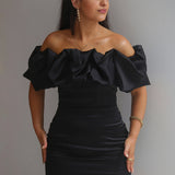 'ZAHARA' BLACK DRESS