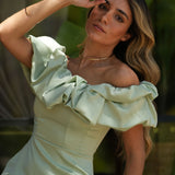 VESTIDO 'ZAHARA' SAGE GREEN